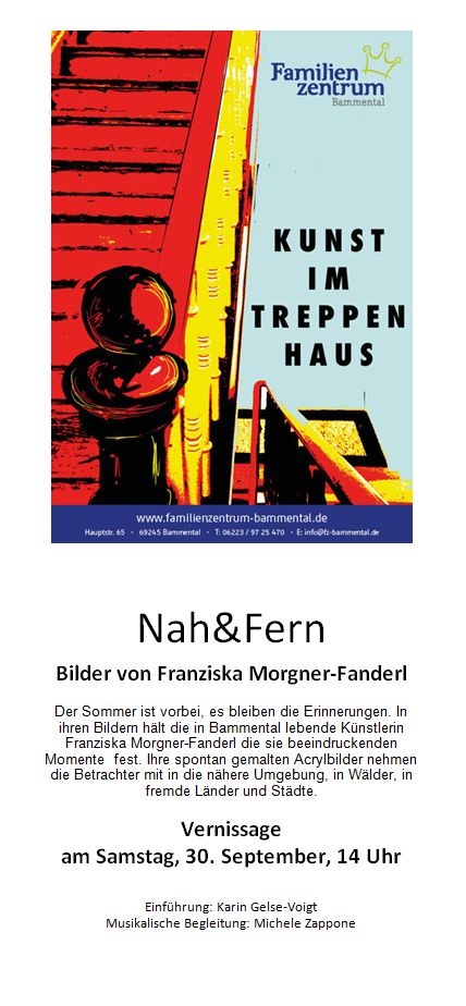 Ausstellung im Familienzentrum - Franziska Morgner-Fanderl
